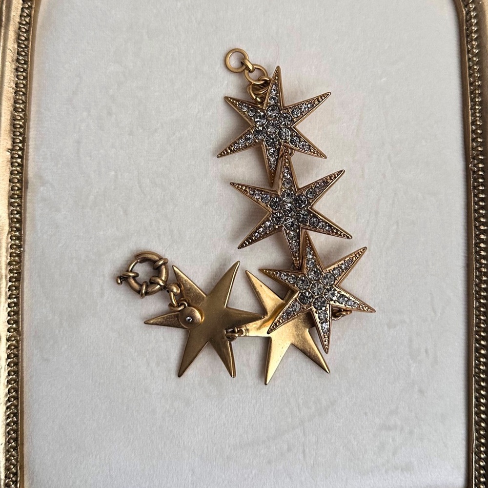 Gold Starburst Crystal Statement Bracelet - J. Crew Women Jewelry - Picture 3 of 4